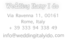 Wedding italy i do